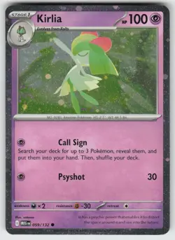 GGC-6 Holo Kirlia (Cosmos Holo) 059/132 Common Miscellaneous Cards & Products - Image 1