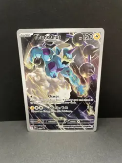 Pokemon TCG Thundurus Card 209 Promo SV Black Bolt NM - Image 1