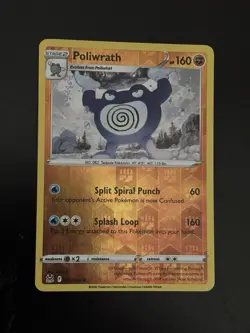 Poliwrath 85/196 Lost Origin Reverse Holo Rare Pokemon Card TCG 085/196 Pokemon - Image 1
