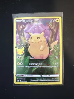 Pokemon Pikachu TCG Celebrations Card #005/025 LP - Image 1