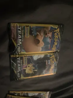 2019 Pokemon Sun & Moon Team Up Factory Sealed Card Pack 4 Pack For $80 - Image 2