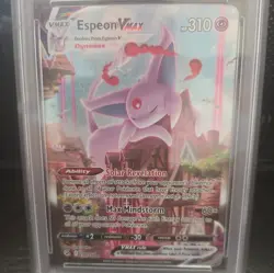 Espeon VMAX - PSA 10 - Alt Art Fusion Strike 270 Secret Rare Pokemon Card - Image 2