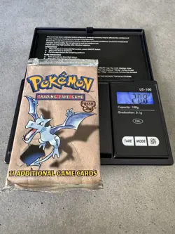 Pokemon Fossil Booster Pack Aerodactyl Art Sealed 11 Cards Wizards of the Coast - Image 1