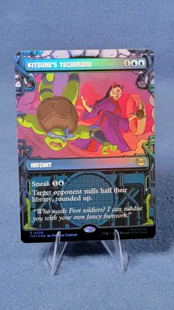 Kitsune's Technique - Foil - Showcase R MTG Teenage Mutant Ninja Turtles M/NM - Image 2