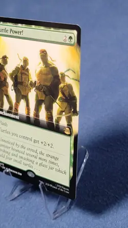 Turtle Power Extended Art 275 NM Teenage Mutant Ninja Turtles R MTG B - Image 2