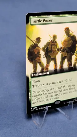 Turtle Power Extended Art 275 NM Teenage Mutant Ninja Turtles R MTG B - Image 3