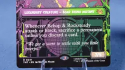 Bebop & Rocksteady Borderless (Showcase) Regular Tmt 241 Mtg TMNT M/NM 🔮 - Image 3