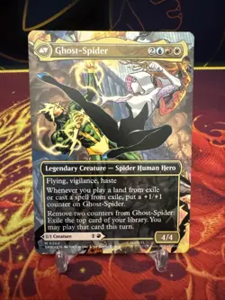 Gwen Stacy (0202) (Borderless) Marvel's Spider-Man Regular MTG NM - Image 4