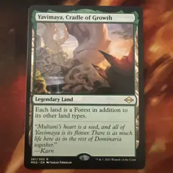 Yavimaya Cradle of Growth - MtG Modern Horizons 2 - R261 LP - Image 1