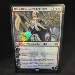 Ral Zarek, Guest Lecturer SOS M 0097 NM Foil MTG Secrets of Strixhaven Magic - Image 1