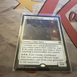 x1 Onakke Oathkeeper R MTG Commander Masters M/NM, English - Image 1