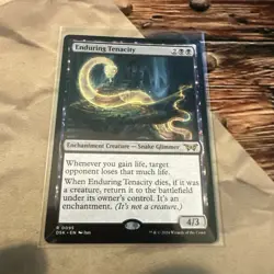 MTG Enduring Tenacity Duskmourn: House of Horror Regular NM R 0095 - Image 1