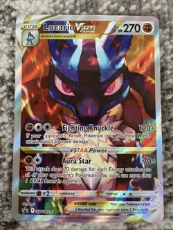 Lucario VSTAR Swsh291 Swsh: Sword & Shield Promo Cards Holo - Image 1