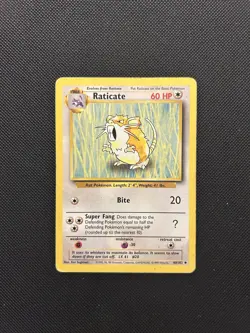Raticate 40/102 | Base Set | Non Holo Pokemon Card HP - Image 1