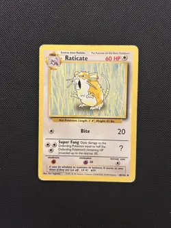 Raticate 40/102 | Base Set | Non Holo Pokemon Card HP - Image 1