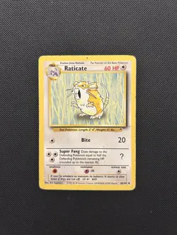 Raticate 40/102 | Base Set | Non Holo Pokemon Card HP - Image 1