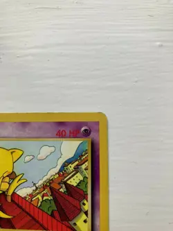 Abra 49/82 first edition Pokemon card Non holo Light Play - Image 3
