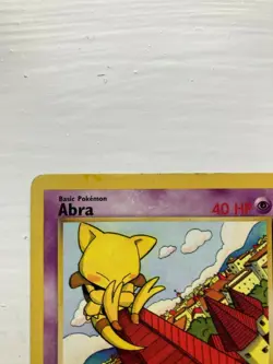 Abra 49/82 first edition Pokemon card Non holo Light Play - Image 4