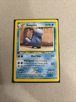 Pokemon Quagsire 48/64 Neo Revelation Uncommon 1st Edition Regular English 2000 - Image 1