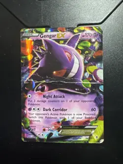 Pokemon Gengar EX 34/119 XY Phantom Forces Ultra Rare Holo Card - Image 1