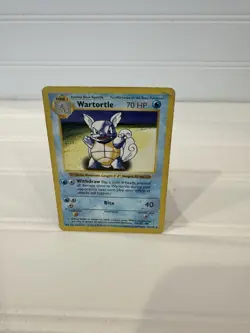 Pokemon TCG Wartortle Base Set Unlimited Uncommon Card 42/102 Shadowless - Image 4