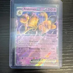 Pokemon Alakazam ex 050 SVP Promo EX Holo Stage 2 310 HP English Card - Image 1