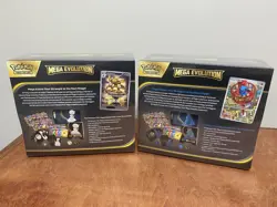 Pokemon TCG Mega Evolution Lucario & Gardevoir ETBs Lot Of 2 - New/Sealed - Image 2