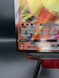 Flareon VMAX 2021 Pokemon Sword & Shield 18/203 TCG Pokemon NM - Image 5