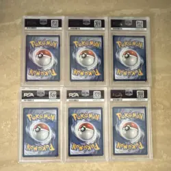 Pokemon PSA Graded Illustration Rare Cards Lot of 6 - Pinsir, Weezing, Houndoom - Image 2