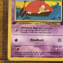 Pokemon Slowpoke 1st Edition Team Rocket 67/82 Common 50 HP Card - Image 5