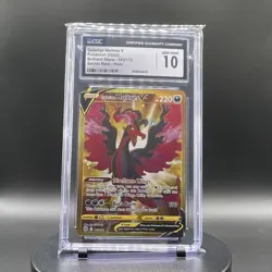 Pokemon Galarian Moltres V 2022 Brilliant Stars 183/172 CGC 10 Secret Rare Holo - Image 1