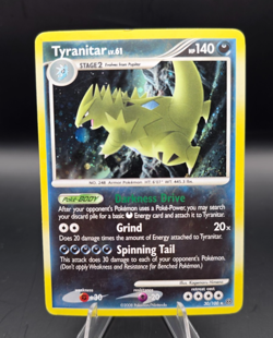 Pokemon TCG Tyranitar Lv 61 30/100 Stormfront Non-Holo Rare 2008 - Image 1