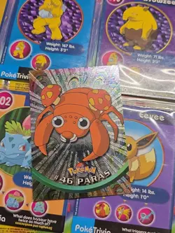 PARAS #46 - 2000 Topps Chrome Pokemon CARD - REGULAR HOLO - MINT - Image 1