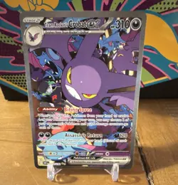 Pokemon Team Rocket's Crobat ex 234/182 Sv10 Destined Rivals Holo EX Rare - Image 1