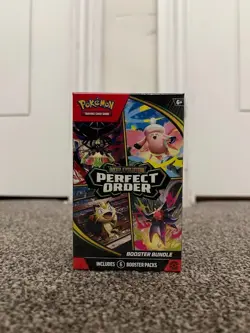 Pokemon TCG: Mega Evolution Perfect Order Booster Bundle (6 Booster Packs) - Image 1