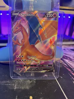 SEALED CHARIZARD V Pokemon SWSH050 Full Art Black Star Promo NM - Image 1