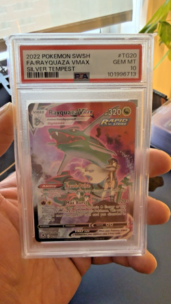Rayquaza Vmax TG20/TG30 Trainer Gallery Silver Tempest Pokemon English PSA 10 - Image 1