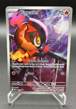 Pokemon Charcadet MEP 022 - Illustration Rare Black Star Promo Phantasmal Flames - Image 1