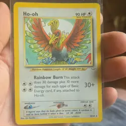 Pokemon Ho-oh Neo Revelation Rare 18/64 English 90 HP Regular Aya Kusube - Image 1
