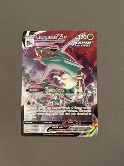 Pokemon Rayquaza VMAX TG20/TG30 Sword & Shield Silver Tempest Trainer Gallery NM - Image 1