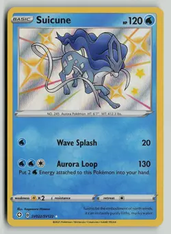 Suicune - Shining Fates: Shiny Vault (SHFSV) SV022 Pokemon - Image 1