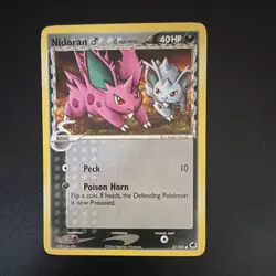 The Pokemon Nidoran M EX Dragon Frontiers Delta Species Common 40 HP 57/101 - Image 1