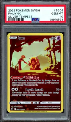 PSA 10 Jynx TG04 Silver Tempest Alternate Art Illustration Rare IR Pokemon Mint - Image 1
