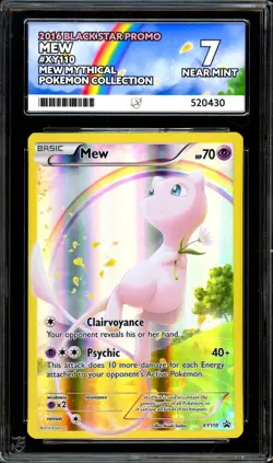 ACE 7 Mew XY110 Promo Generations Mythical Collection Box Pokemon Near Mint PSA - Image 1