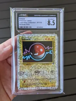 Pokemon Legendary Collection Reverse Holo Voltorb #97/110 CGC 8.5 NM/MINT+ - Image 1