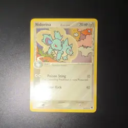 The Pokemon Nidorina Dragon Frontiers Delta Species Uncommon 34/101 70 HP Regul… - Image 2