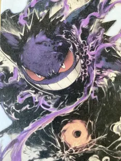 Japanese ART STYLE Gengar Fan Full Art Pokemon Custom Card/perfect bookmark - Image 2