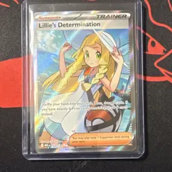 Pokemon TCG Lillie's Determination 169/132 Me01 Mega Evolution Full Art Holo NM - Image 1