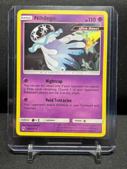 Nihilego 106/214 Holo Rare Pokemon 2018 Lost Thunder - LP - Image 1