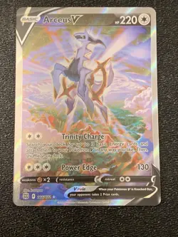 Pokemon Arceus V Alternate Full Art Holo Brilliant Stars 166/172 Kawayoo 2022 - Image 2